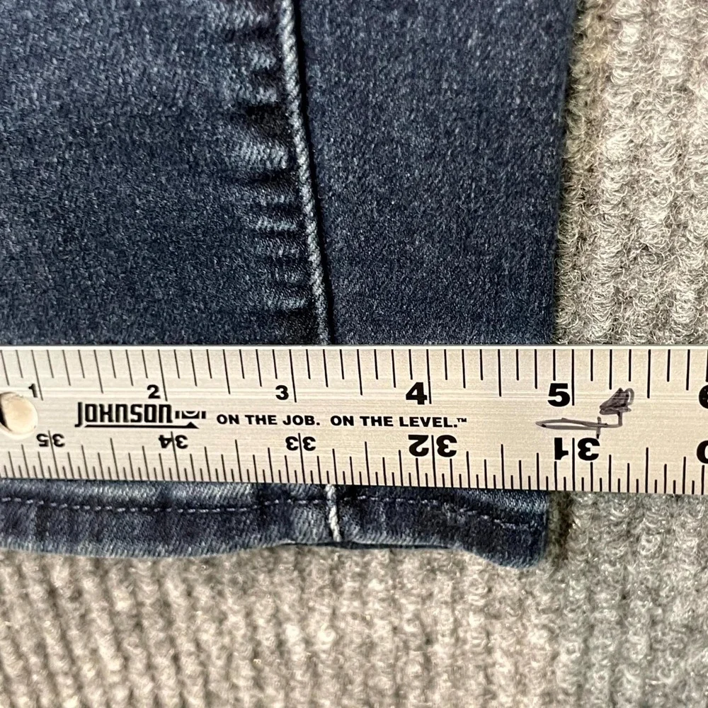 Levi's 711 Skinny Jeans Womens 29 Blue Denim Whiskering Classic Fit Streetwear